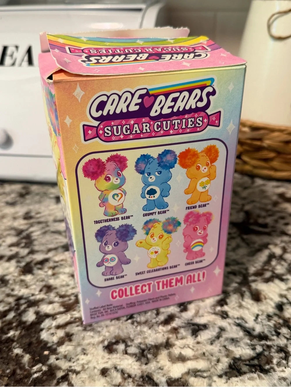 Care Bears Sugar Cuties Plush Dangler (Togetherness Bear)